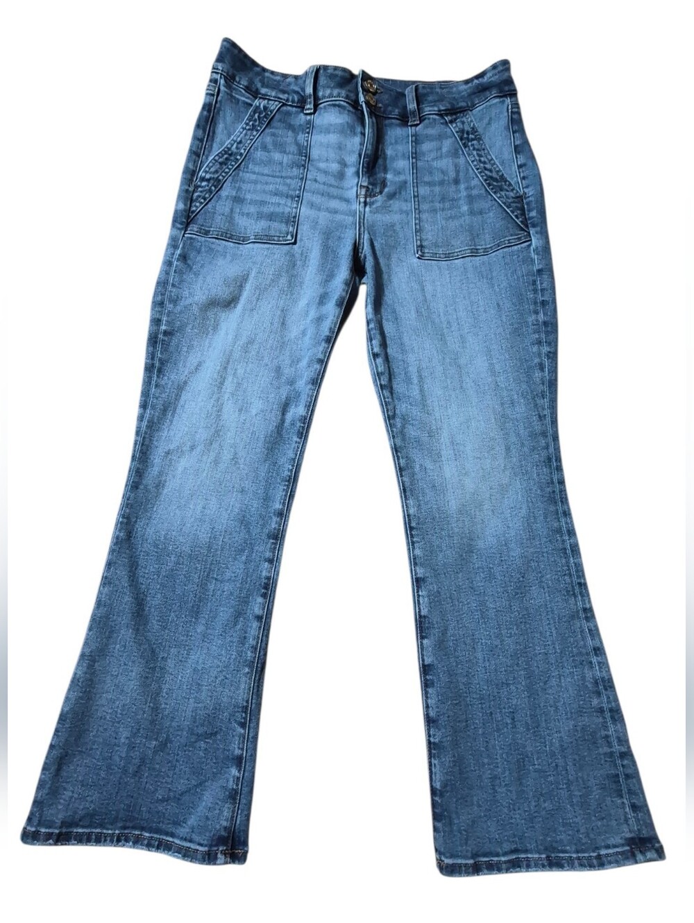 American Eagle Hi-Rise Skinny Kick Crop Jeans - Size 14